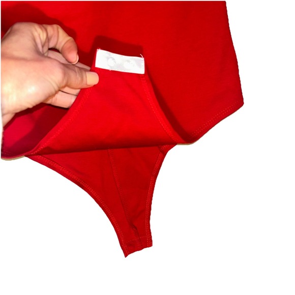 YMDUCH Short Sleeve Off The shoulder Backless Bodysuit Small - Picture 11 of 15